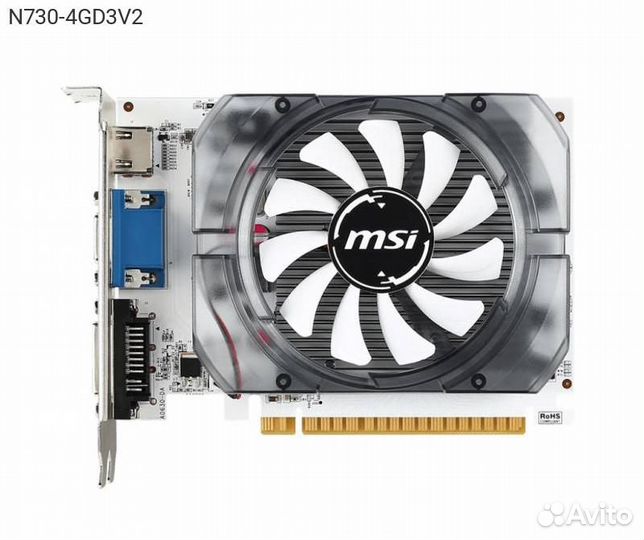 N730-4GD3V2, Видеокарта MSI nvidia GeForce GT 730