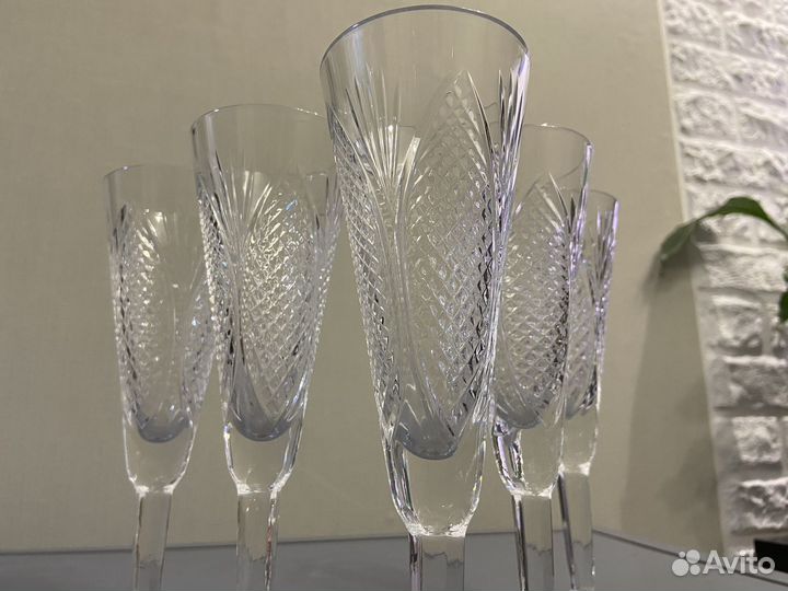 Фужеры хрустальные СССР