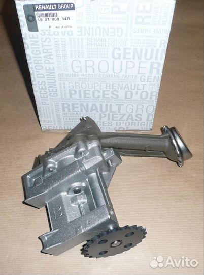 Масляный насос renault logan