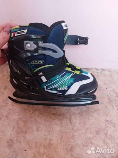 Коньки детские раздвижные 30 31 32 33 34 35