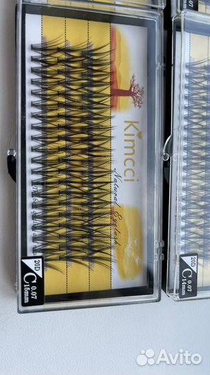 Накладные ресницы пучки