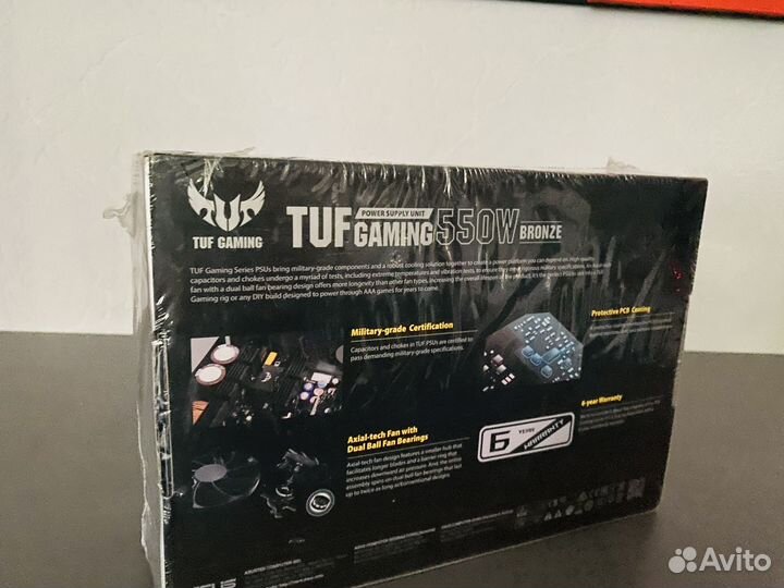 Новый запечатанный блок питания asus 550W