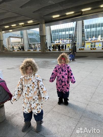 Зимний комбинезон для девочки 110
