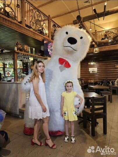 Белый Мишка Медведь и Чебурашка Поздравление