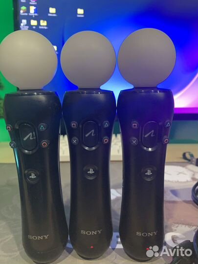Sony playstation move 3x + Ps eye 3x