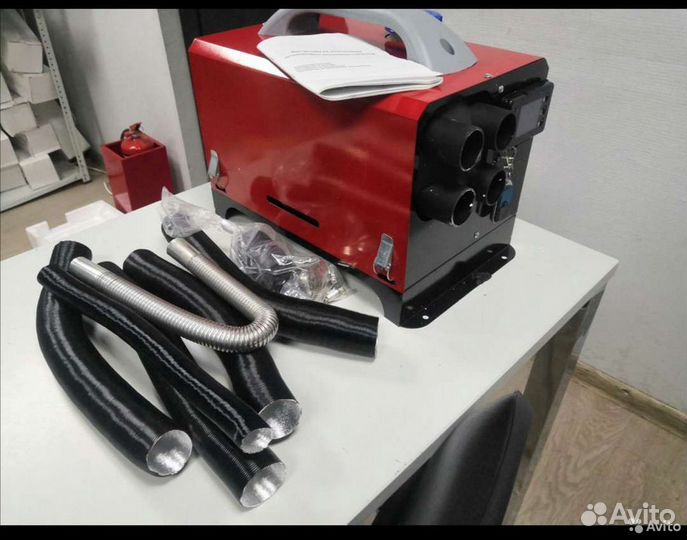 Автономный отопитель сухой фен 12в