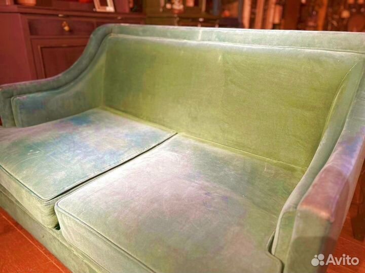 Диван велюр бирюзовый
