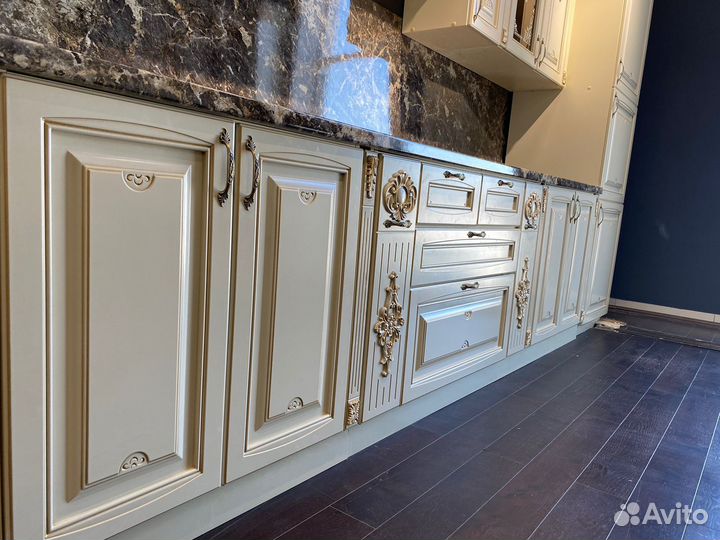 Кухня Афина 19 крем золото (2,4м)