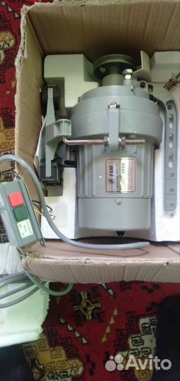 Электродвигатель 380в 400w для швейной машинки