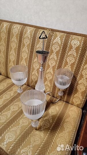 Люстра потолочная хрустальная