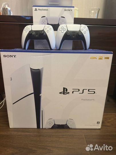 Sony playstation 5 slim с дисководом и играми