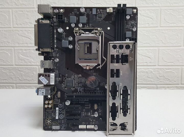 S1150 gigabyte GA-H81M-DS2-T (Intel H81)(DDR3)