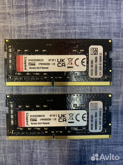 Kingston fury DDR4 2x16GB SO-dimm