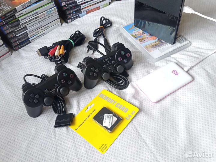 PS2 + игры (150) на диске