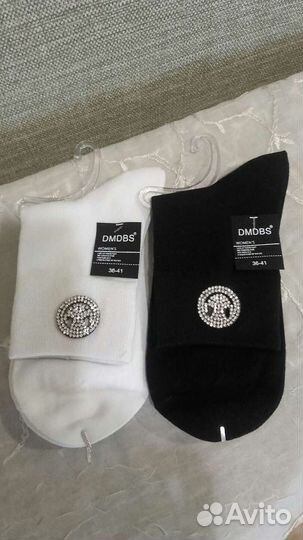 Носки женские со стразами