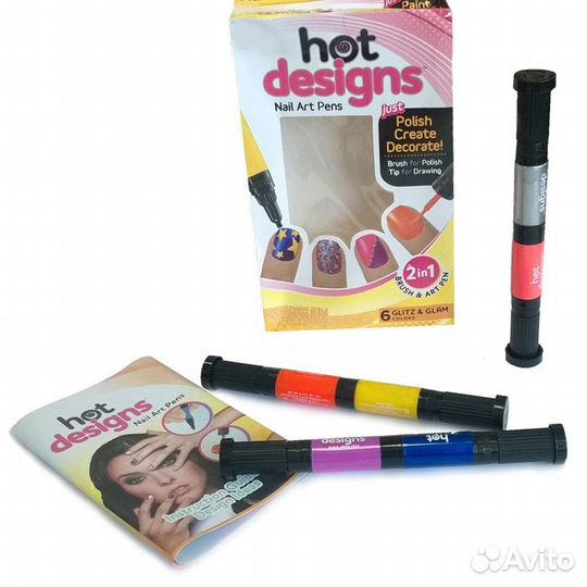 Набор двойных лаков-фломастеров для маникюра