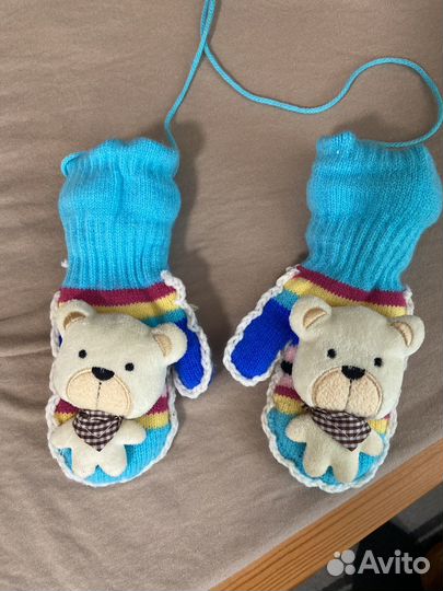 Варежки зимние детские