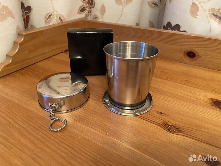 Складной стакан из нержавеющей стали