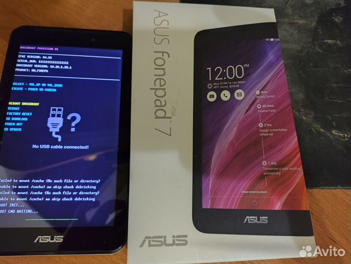 Планшет Asus fonepad 7