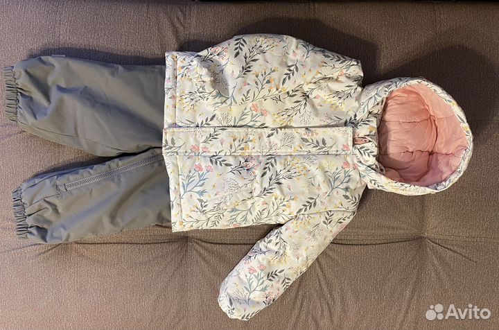 Зимний комплект для девочки 92