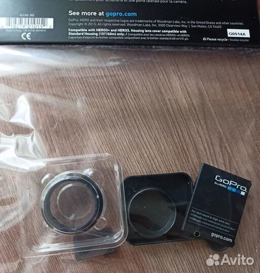 Защитная линза и задняя крышка gopro 3 4 оригинал