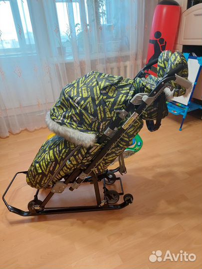 Санки коляска ника