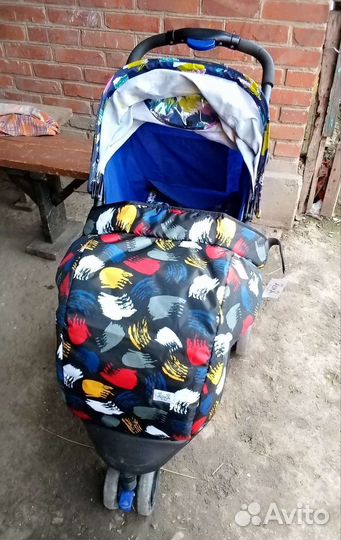 Прогулочная коляска babyton rapid blu