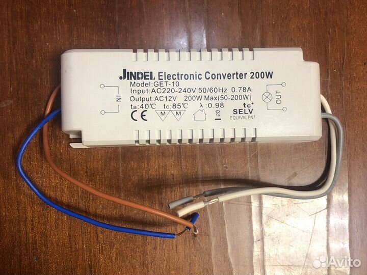 Электронный тр-тор,для галогеновых ламп