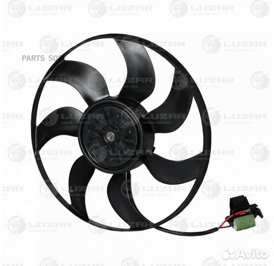 Luzar LFC-0551 Э/вентилятор охл. для а/м Opel Astr