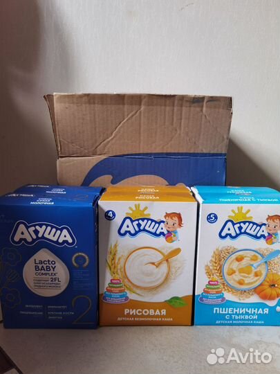 Каши и пюре Агуша