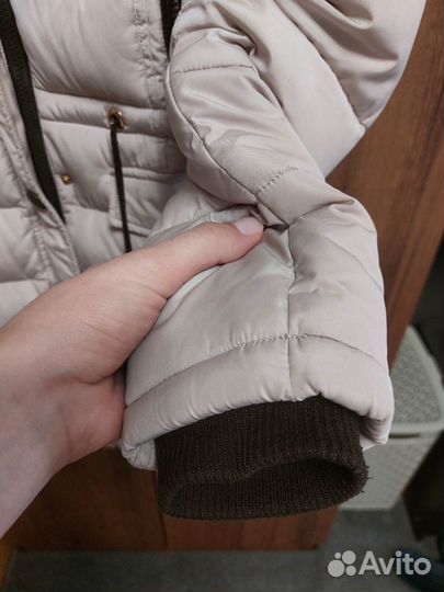 Пуховик пальто куртка женская аляска 48 размер