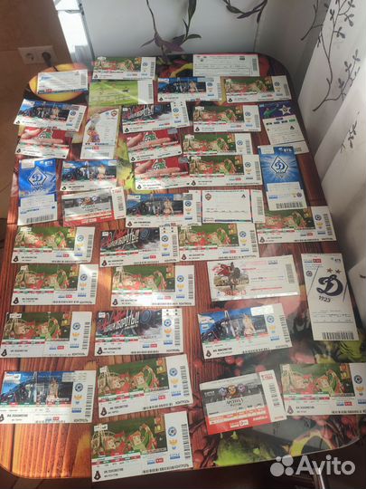 Билеты на футбол раритетные