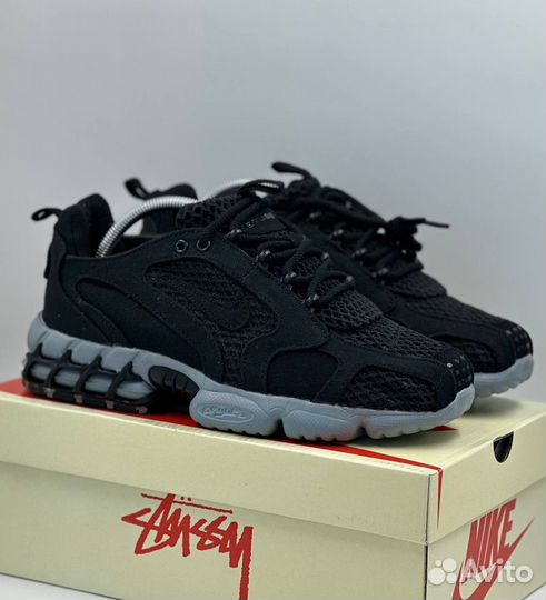 Кросы Nike x Stussy Air Zoom Spiridon Cage 2 Black