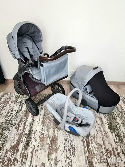Коляска 3 в 1 roan bloom