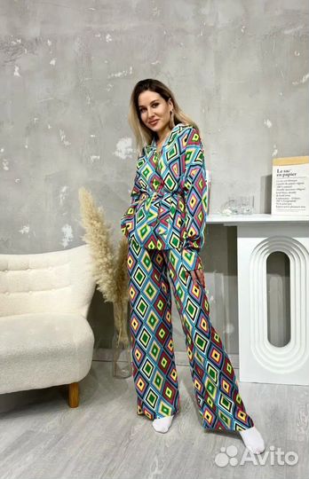 Пижамный костюм женский