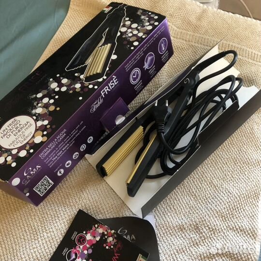 Щипцы плойка гофре gama