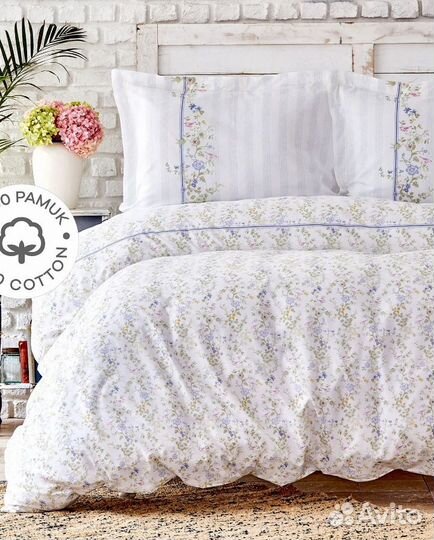 Комплект постельного белья + пике (Турция) karaca