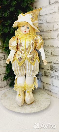 Игрушка музыкальный Клоун, 45 см