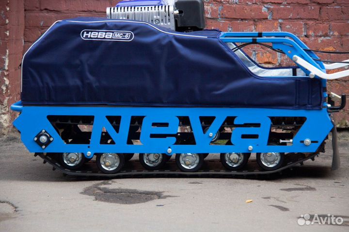 Мотобуксировщик нева мс6-yamaha (mx300) pro с реве