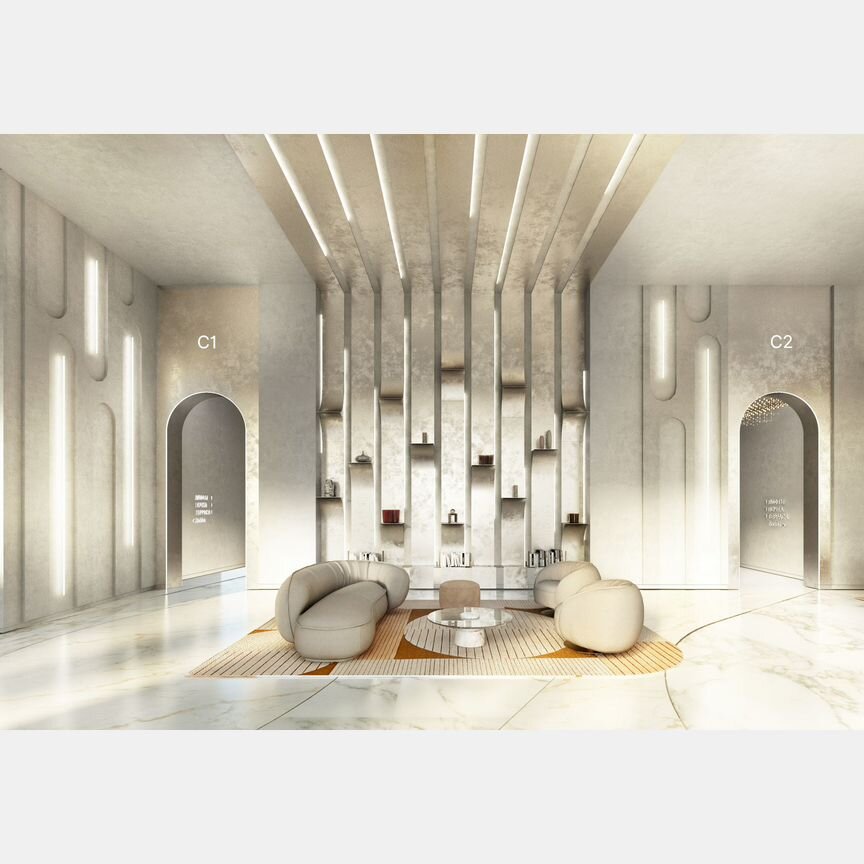 2-к. квартира, 85,3 м², 11/55 эт.