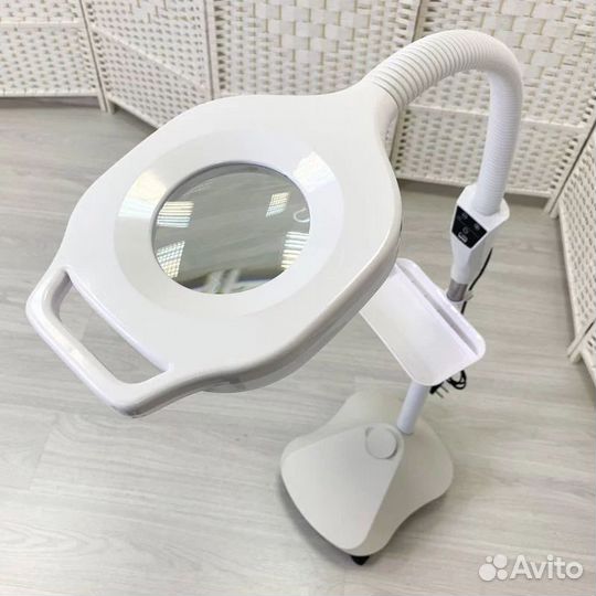 Лампа лупа напольная