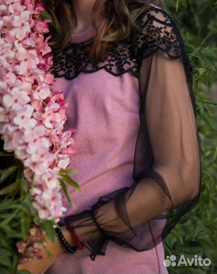 Лонгслив, нарядная блуза