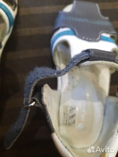 Детские кожаные сандалии