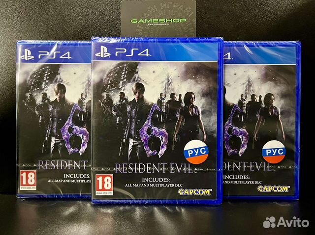 Resident Evil 6 PS4 русские субтитры