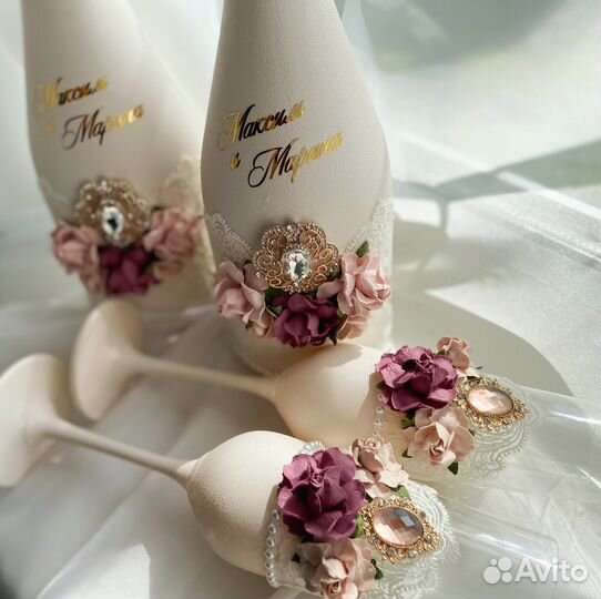 Свадебные аксессуары на стол