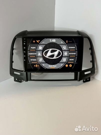 Магнитола Hyundai santa fe 2 Android