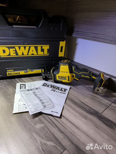 Сабельная пила dewalt DCS 369 в кейсе