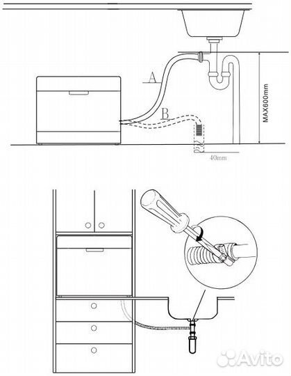 Посудомоечная машина Korting KDF 2050 S