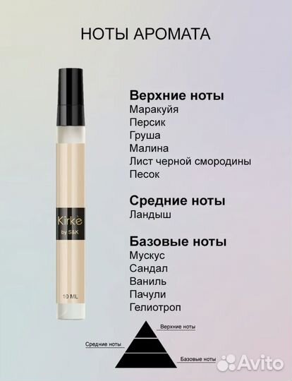 Масляные духи kirke, tom ford, moleculla