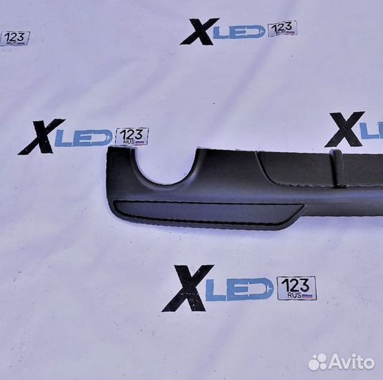 Диффузор заднего бампера BMW G20 M performance мат